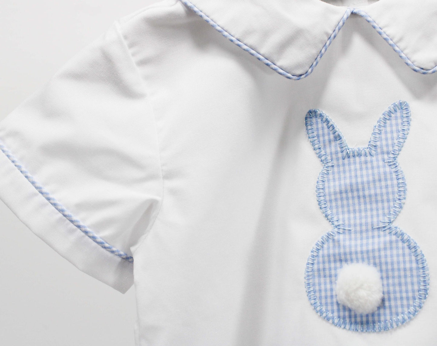 Blue & White Bunny Tail Set