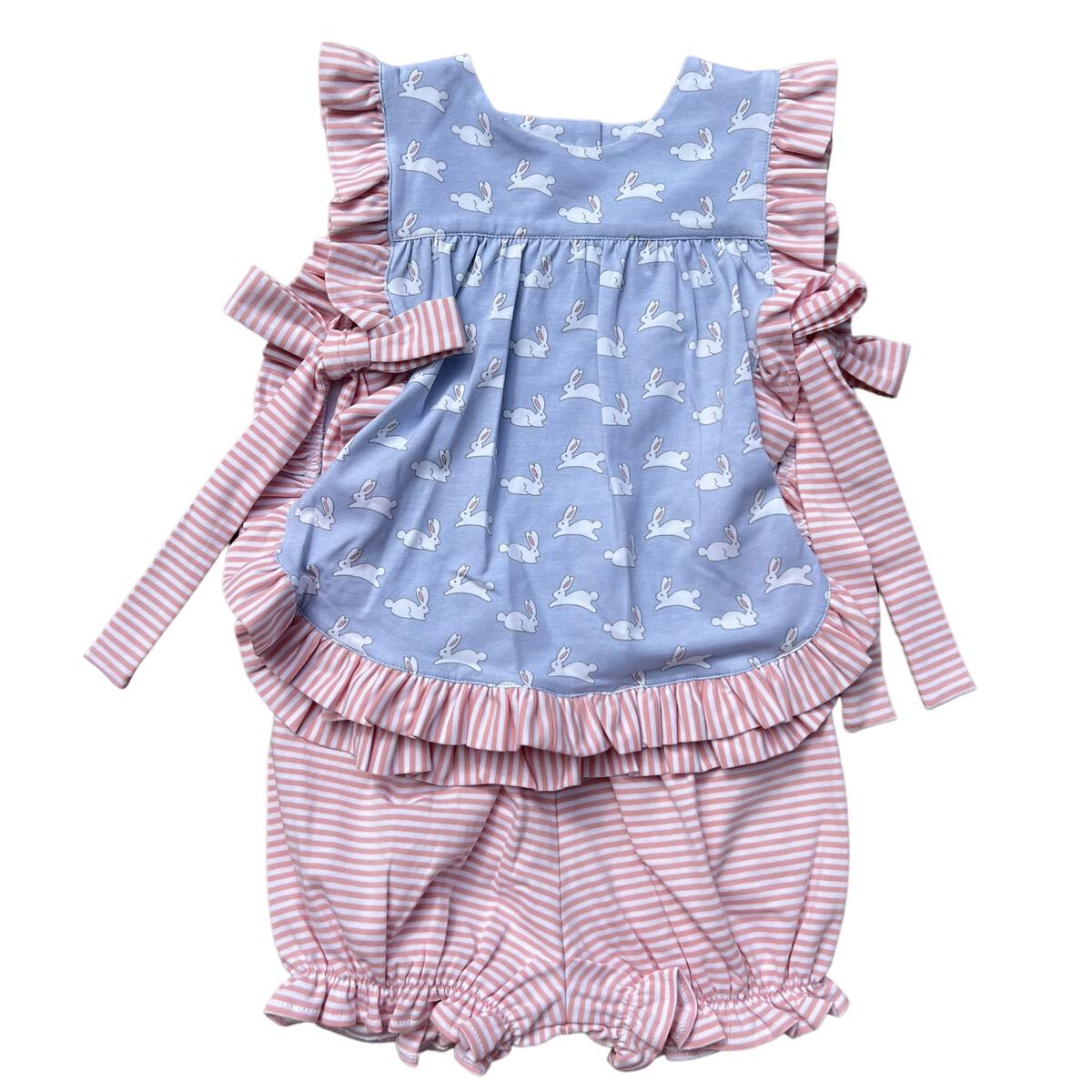 Blue Bunny Bloomer Set