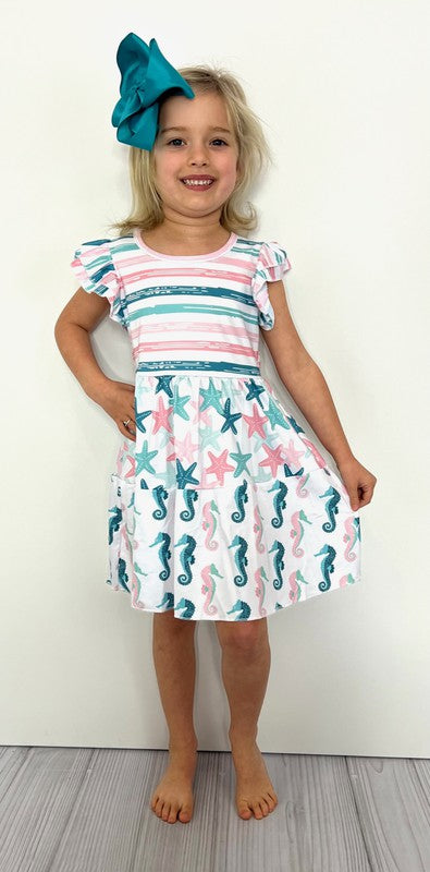 Seahorse Girls Dress