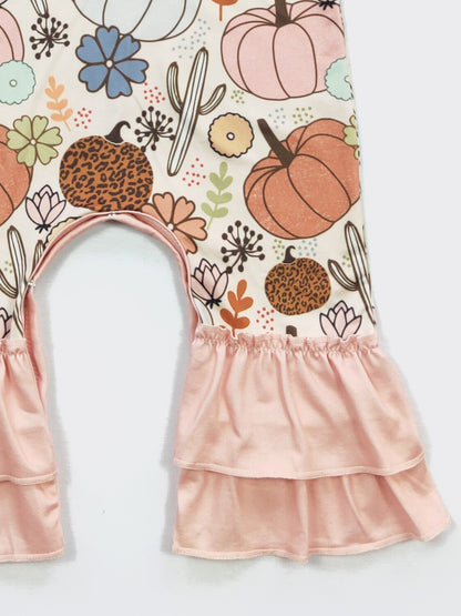 Western Pumpkin Romper