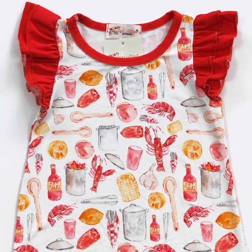 Crawfish Boil Romper