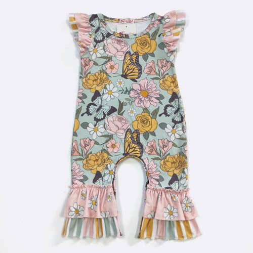 Aqua Tier Daisy Baby Romper