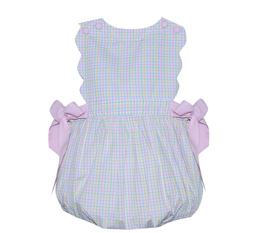 Multi Plaid Julip Girls Bubble