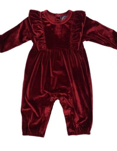 Rosalie Velvet Romper