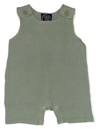 Sage Muslin Romper