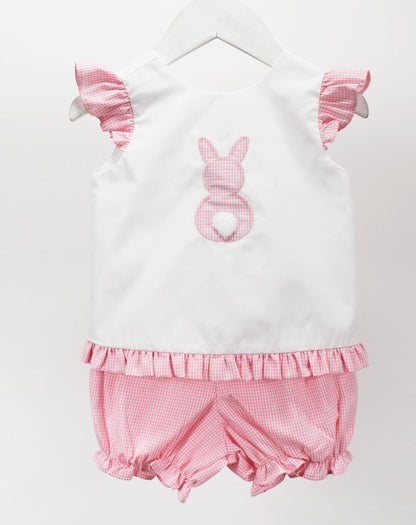 Pink Bunny Tail Avery Set