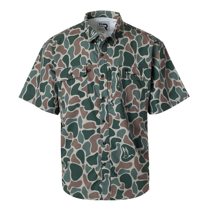 Adult Roost Camo Button Down