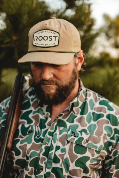 Adult Roost Camo Button Down