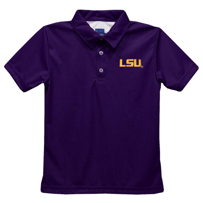 LSU Tigers Short Sleeve Polo Shirt