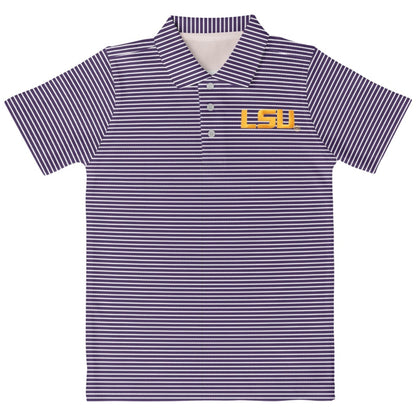 LSU Tigers Short Sleeve Polo Shirt