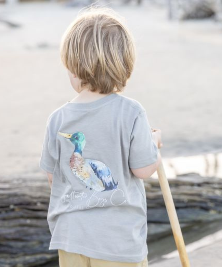 Saltwater Boys Short-Sleeve Gray Drake Tee