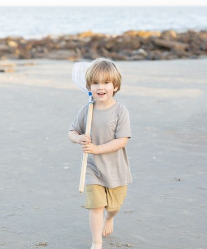 Saltwater Boys Short-Sleeve Gray Drake Tee