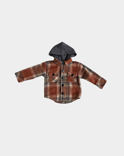 Hooded Flanel Jacket