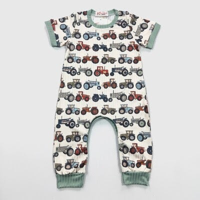 Tractor Boys Romper