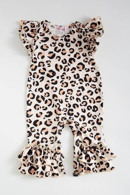 Cheetah Baby Romper