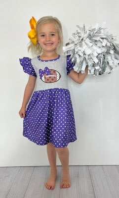 Football Gameday Girls Dress