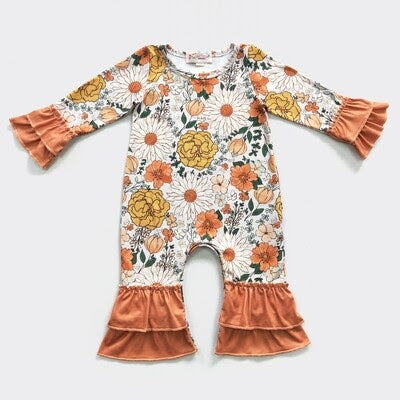 Cider Blooms Baby Romper